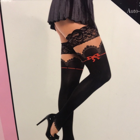 Brand new sheer stay up lace thigh highs - Picture 8 of 8